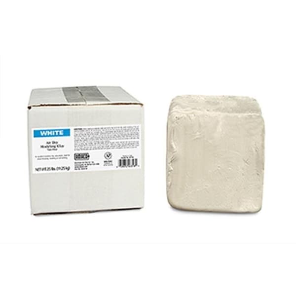 American Art Clay Co American Art Clay Ama46318R Amaco Air Dry Clay White 25 Lb AMA46318R - main